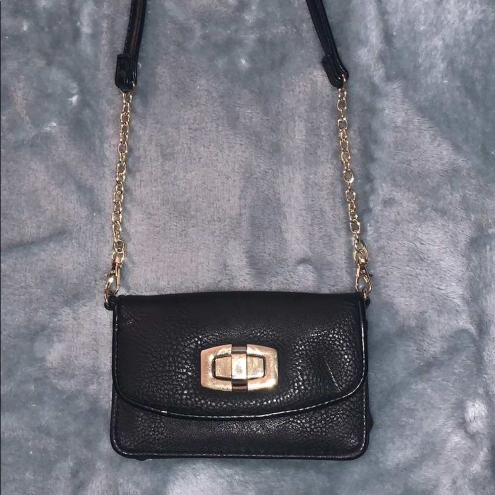 Mini black purse
